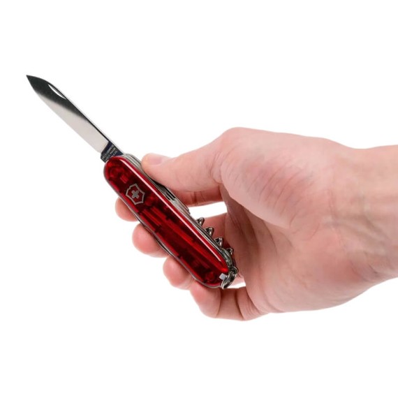 Canivete 91mm VICTORINOX Climber SliverTech Vermelho Translúcido | Ref. 320.13703.T