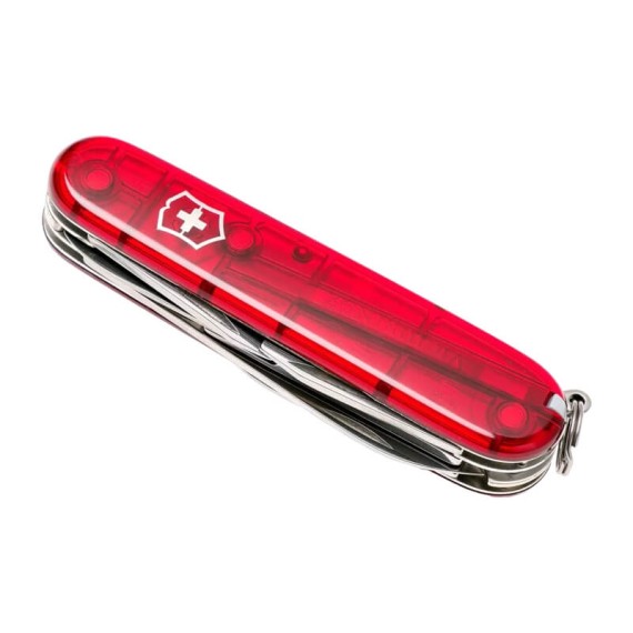 Canivete 91mm VICTORINOX Climber SliverTech Vermelho Translúcido | Ref. 320.13703.T