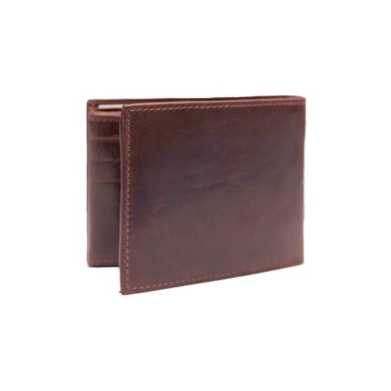 Carteira Documentos c/ P. Moedas RFID DIPELLE 1805 Castanha | Ref. 254.DP1805C