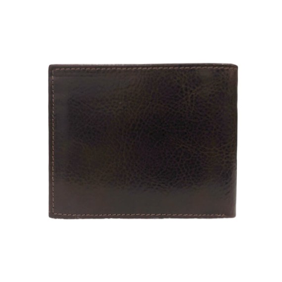 Carteira para Documentos c/ Porta-Moedas RFID DIPELLE 1801 Castanha | Ref. 254.DP1801C