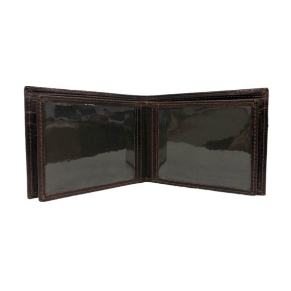 Carteira para Documentos c/ Porta-Moedas RFID DIPELLE 1801 Castanha | Ref. 254.DP1801C