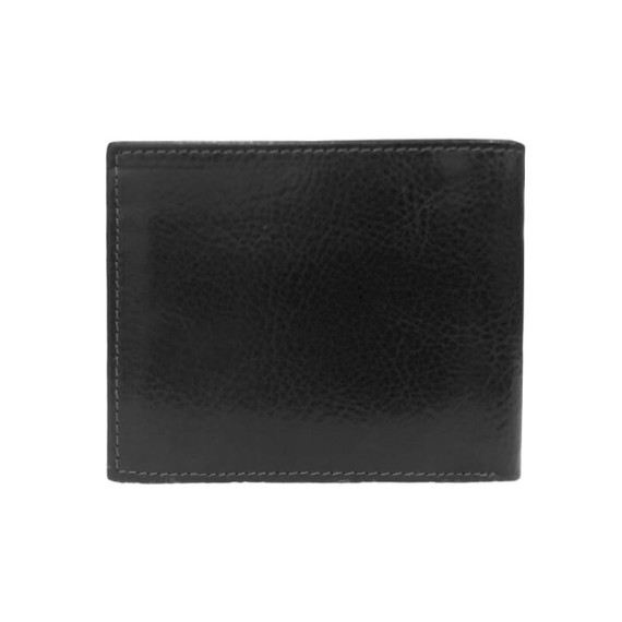 Carteira para Documentos c/ Porta-Moedas RFID DIPELLE 1801 Preta | Ref. 254.DP1801P