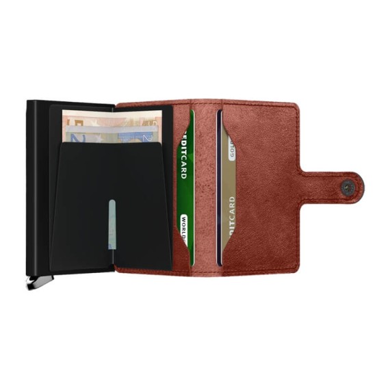 Carteira SECRID Premium Miniwallet Basco Brown | Ref. 297.MBC-B