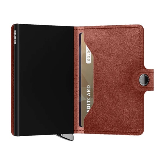 Carteira SECRID Premium Miniwallet Basco Brown | Ref. 297.MBC-B