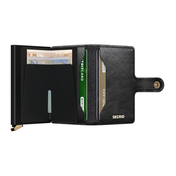 Carteira SECRID Premium Miniwallet Emboss Diamond Black | Ref. 297.MED-B