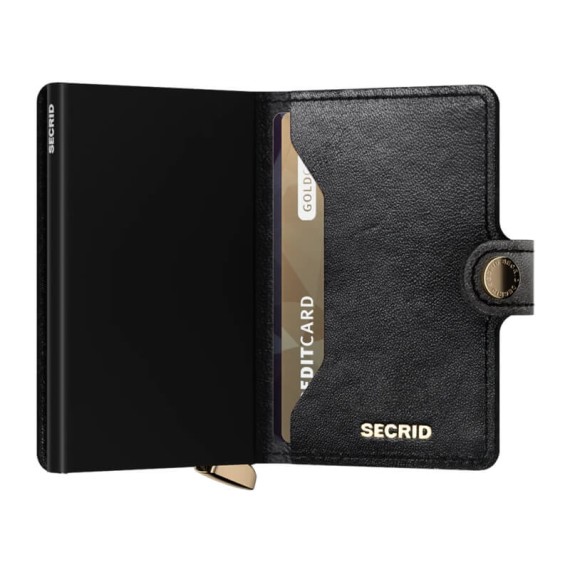 Carteira SECRID Premium Miniwallet Emboss Diamond Black | Ref. 297.MED-B
