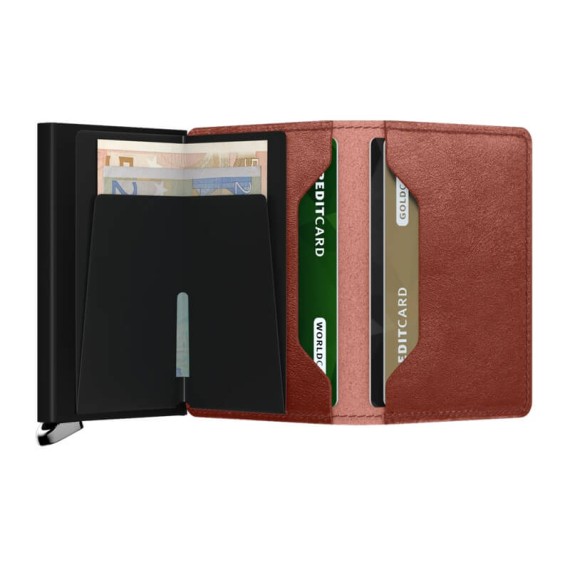 Carteira SECRID Premium Slimwallet Basco Brown | Ref. 297.SBC-B