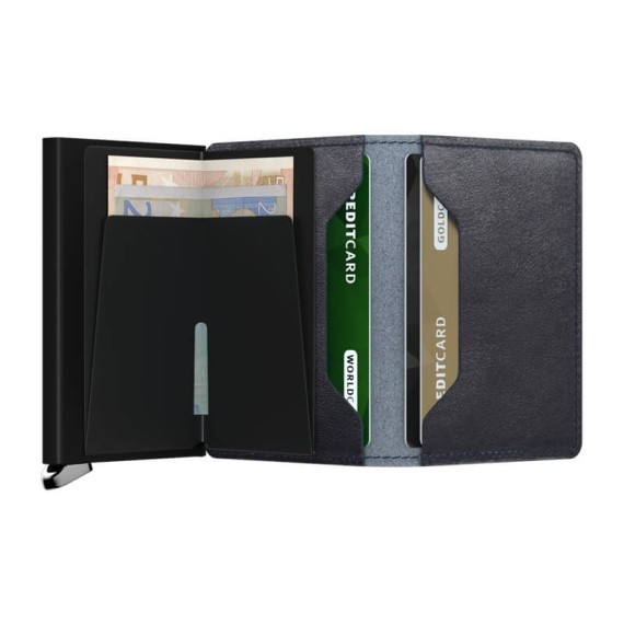 Carteira SECRID Premium Slimwallet Basco Navy | Ref. 297.SBC-N
