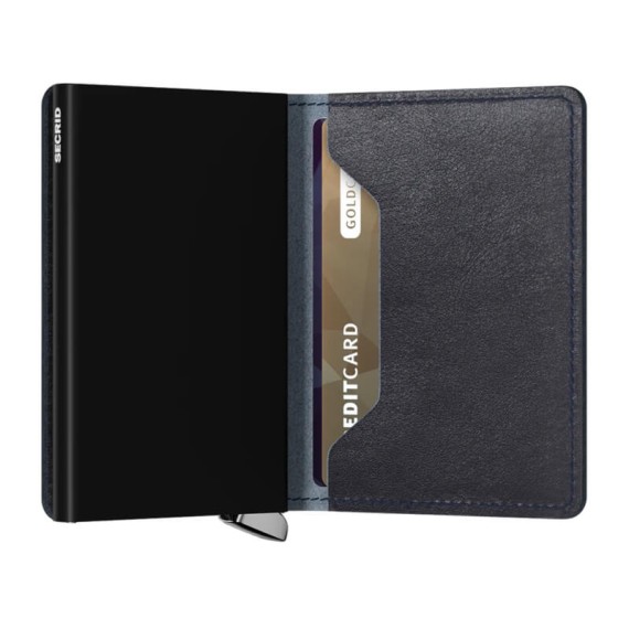 Carteira SECRID Premium Slimwallet Basco Navy | Ref. 297.SBC-N
