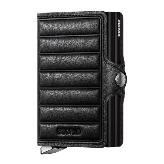 Carteira SECRID Premium Twinwallet Emboss Lines Black | Ref. 297.TEL-B