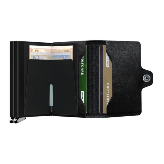 Carteira SECRID Premium Twinwallet Emboss Lines Black | Ref. 297.TEL-B