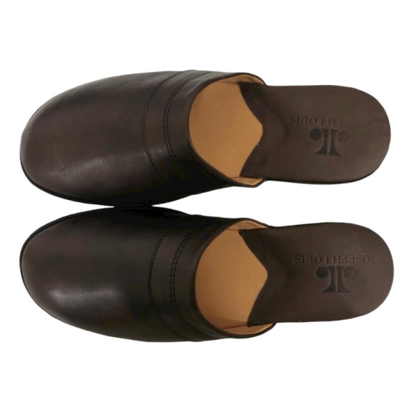 Chinelos de Quarto em Pele JOSEPH LOUIS Castanho Tamanho 42 | Ref. 318.2134C42 Chinelos de Quarto em Pele JOSEPH LOUIS Castanho Tamanho 42 | Ref. 318.2134C42