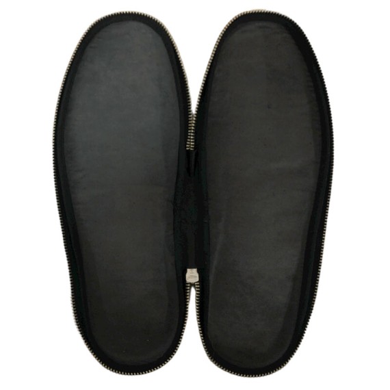 Chinelos de Viagem c/ Bolsa em Pele N.º 45 JOSEPH LOUIS Preto | Ref. 318.023/2119P45