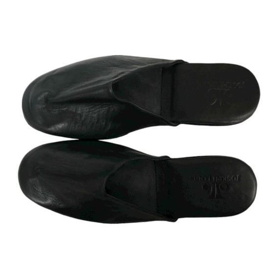 Chinelos de Viagem c/ Bolsa em Pele N.º 42 JOSEPH LOUIS Preto | Ref. 318.023/2119P42