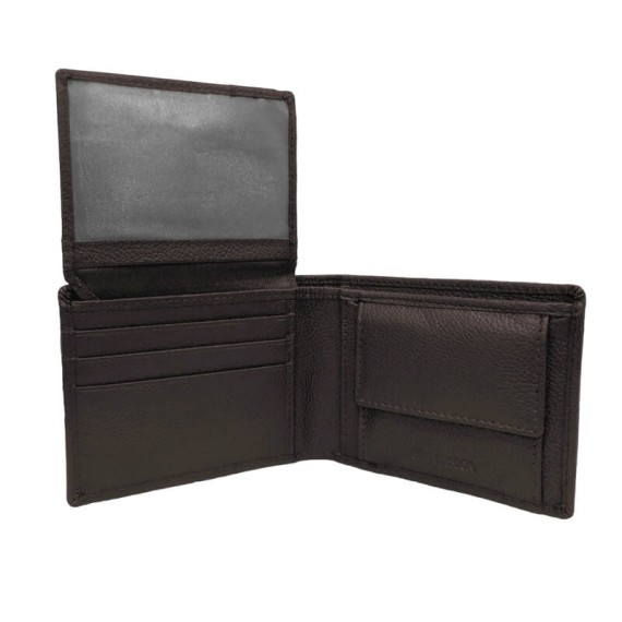 Conjunto Carteira + Porta-Chaves BENFICA 1126 Castanho | Ref. 254.SLB1126C