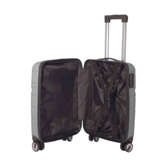 DIAMOND Mala de Cabine / Trolley 51cm 4 Rodas DM5745 Cinza | Ref. 288.DM5745C-A DIAMOND Mala de Cabine / Trolley 51cm 4 Rodas DM5745 Cinza | Ref. 288.DM5745C-A