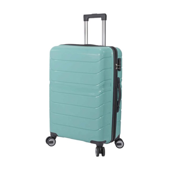 DIAMOND Mala de Viagem / Trolley Médio 66cm 4 Rodas DM5745 Verde | Ref. 288.DM5745VD-B