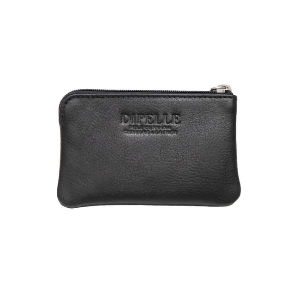 Porta-Moedas c/ Anel para Chaves RFID DIPELLE 1807 Preto | Ref. 254.DP1807P Porta-Moedas c/ Anel para Chaves RFID DIPELLE 1807 Preto | Ref. 254.DP1807P