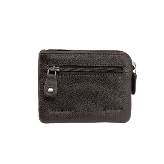 Porta-Moedas c/ Anel para Chaves SPORTING 3188 Castanho | Ref. 254.SCP3188C