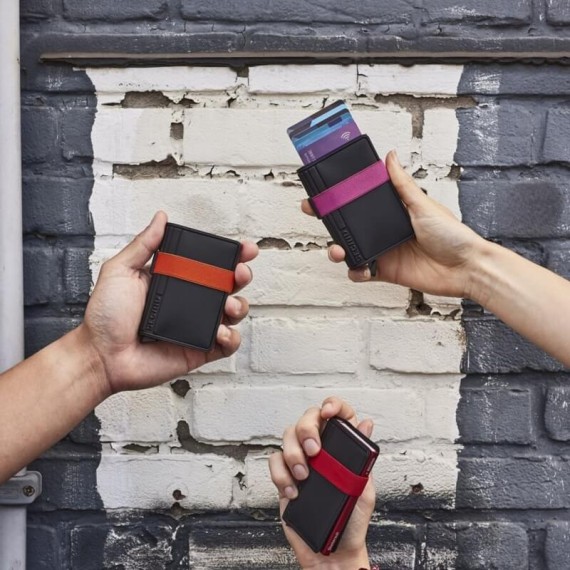 Carteira SECRID BandWallet TPU Black-Fuchsia | Ref. 297.BTP-SBF