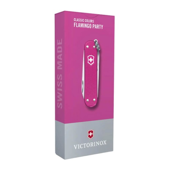 Canivete 58mm VICTORINOX Classic SD Alox Flamingo Party | Ref. 320.06221.251G