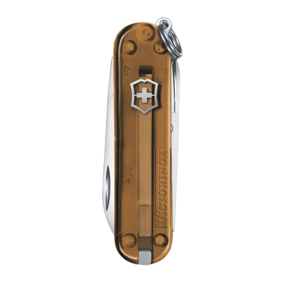 Canivete 58mm VICTORINOX Classic SD Transparente Chocolate Fudge | Ref. 320.06223.T55G