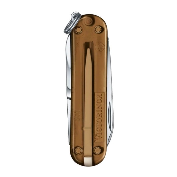Canivete 58mm VICTORINOX Classic SD Transparente Chocolate Fudge | Ref. 320.06223.T55G