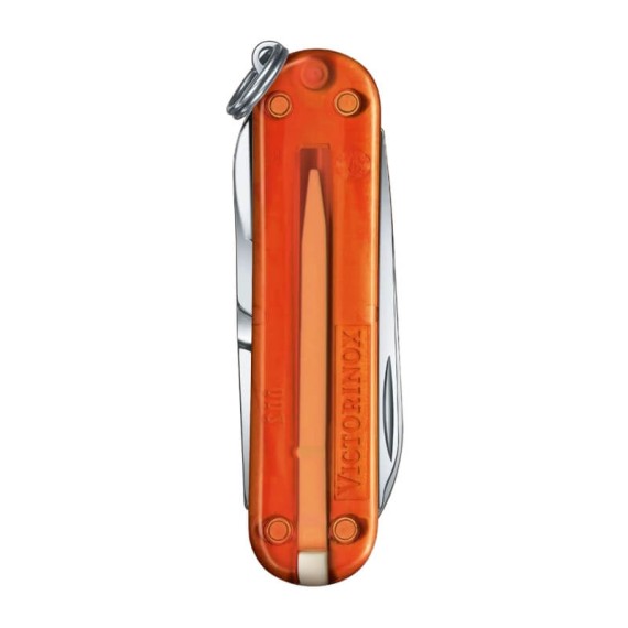 Canivete 58mm VICTORINOX Classic SD Transparente Fire Opal | Ref. 320.06223.T82G