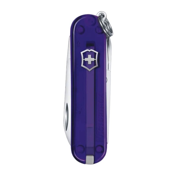 Canivete 58mm VICTORINOX Classic SD Transparente Persian Indigo | Ref. 320.06223.T29G