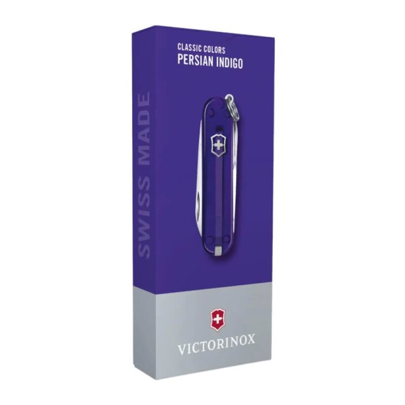 Canivete 58mm VICTORINOX Classic SD Transparente Persian Indigo | Ref. 320.06223.T29G