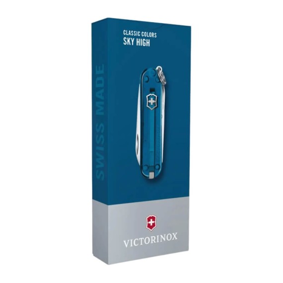 Canivete 58mm VICTORINOX Classic SD Transparente Sky High | Ref. 320.06223.T61G