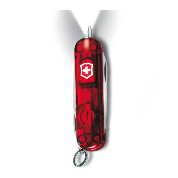 Canivete 58mm VICTORINOX Signature Lite Vermelho Translúcido | Ref. 320.06226.T