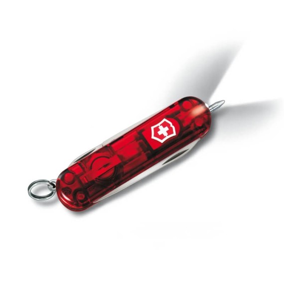 Canivete 58mm VICTORINOX Signature Lite Vermelho Translúcido | Ref. 320.06226.T