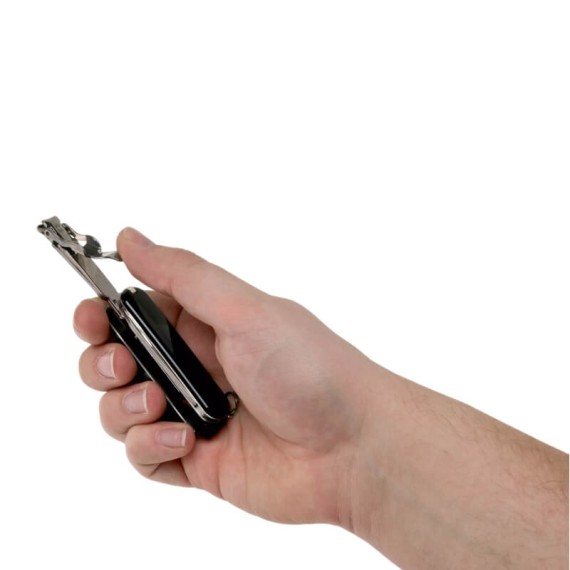 Canivete 65mm VICTORINOX Nail Clip 580 Preto | Ref. 320.06463.3