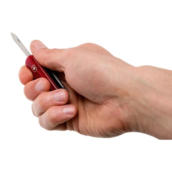 Canivete 65mm VICTORINOX Nail Clip 580 Vermelho Translúcido | Ref. 320.06463.T