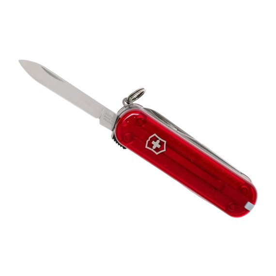 Canivete 65mm VICTORINOX Nail Clip 580 Vermelho Translúcido | Ref. 320.06463.T