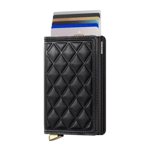 Carteira SECRID Premium Slimwallet Emboss Diamond Black | Ref. 297.SED-B