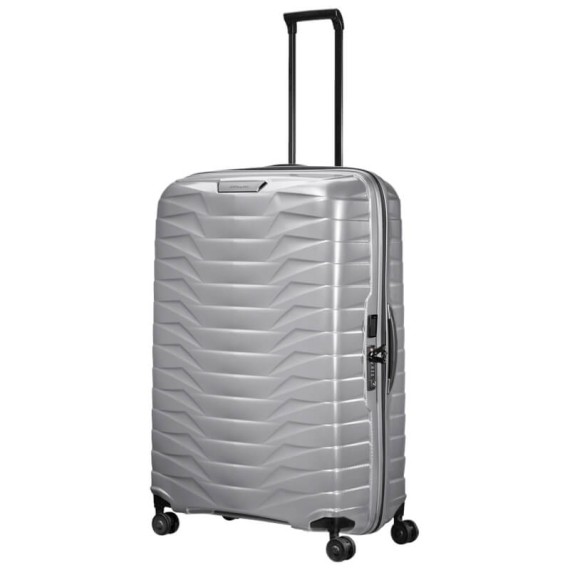Samsonite Mala de Viagem / Trolley Gigante 86cm 4R PROXIS Prata | Ref. 92CW600625