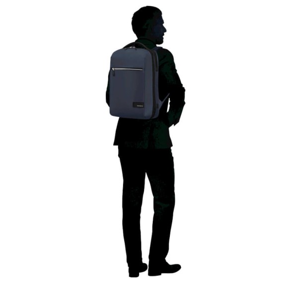 SAMSONITE Mochila para Portátil 14.1” c/ Porta USB Litepoint Azul Escuro | Ref. 92KF200341