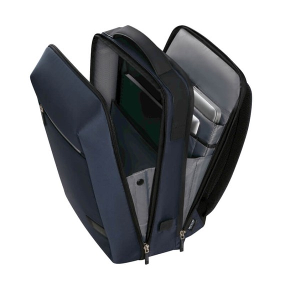 SAMSONITE Mochila para Portátil 15.6” c/ Porta USB Litepoint Azul Escuro | Ref. 92KF200441