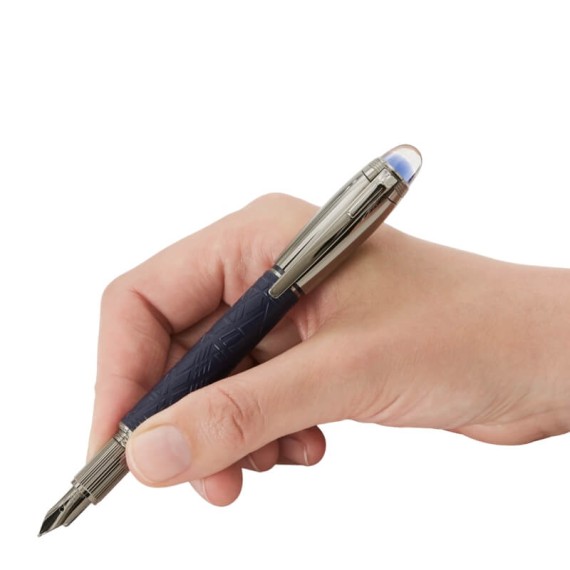 Caneta-tinteiro MONTBLANC (M) StarWalker SpaceBlue Doué Azul | Ref. 238.130215 Caneta-tinteiro MONTBLANC (M) StarWalker SpaceBlue Doué Azul | Ref. 238.130215