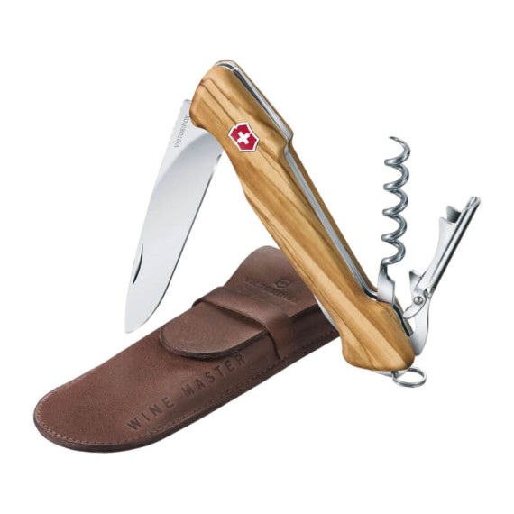 Canivete 130mm VICTORINOX Wood Wine Master Oliveira | Ref. 320.09701.64