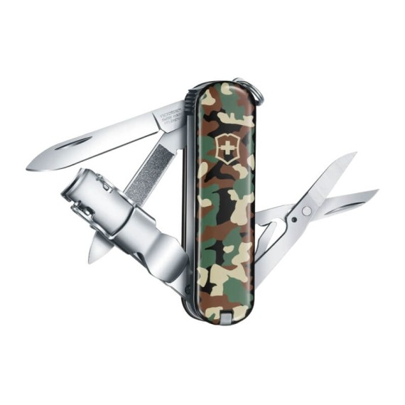 Canivete 65mm VICTORINOX Nail Clip 580 Camuflado | Ref. 320.06463.94