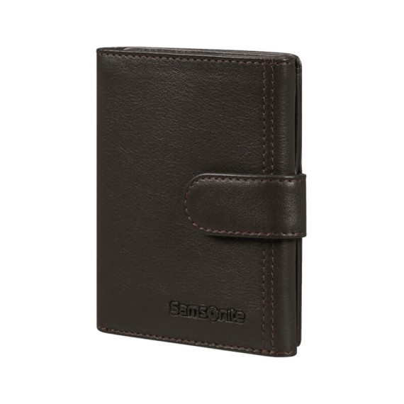 SAMSONITE Carteira Vertical c/ Presilha 11CC Attack 2 SLG Castanha | Ref. 92CT814943