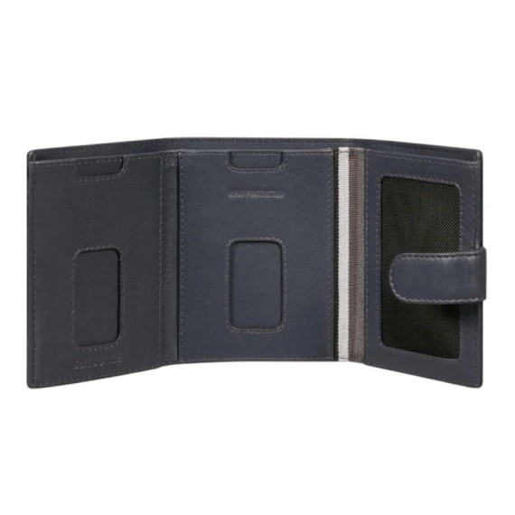 SAMSONITE Carteira Vertical c/ Presilha 11CC Flagged 2.0 SLG Azul | Ref. 92KM714901