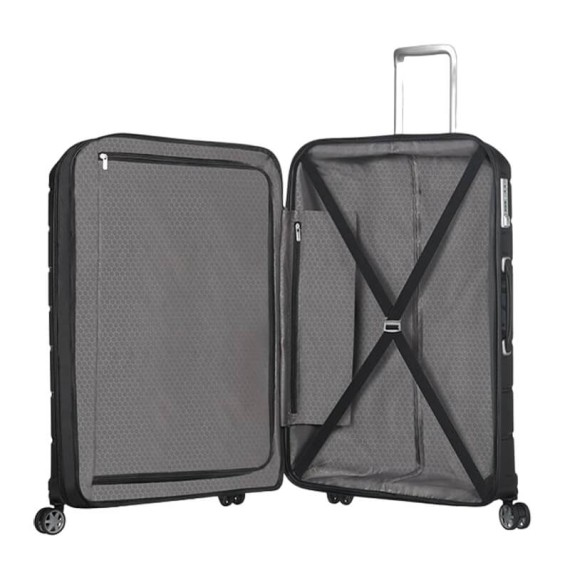 SAMSONITE Mala de Viagem / Trolley Médio 68cm 4R Exp. Flux Preta | Ref. 92CB000209 SAMSONITE Mala de Viagem / Trolley Médio 68cm 4R Exp. Flux Preta | Ref. 92CB000209