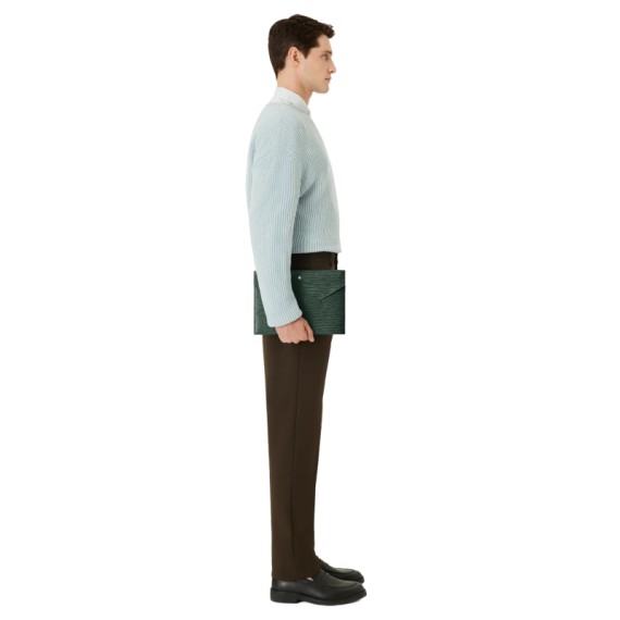 Bolsa de Mão Envelope MONTBLANC Meisterstück 4810 Verde | Ref. 238.130923