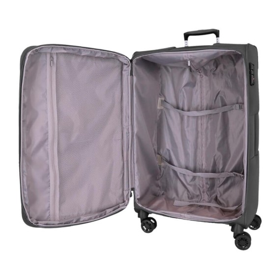 Mala de Viagem / Trolley Grande 77cm 4R Exp. MOVOM Atlanta Cinza | Ref. 186.5318823