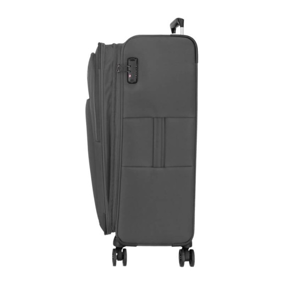 Mala de Viagem / Trolley Grande 77cm 4R Exp. MOVOM Atlanta Cinza | Ref. 186.5318823