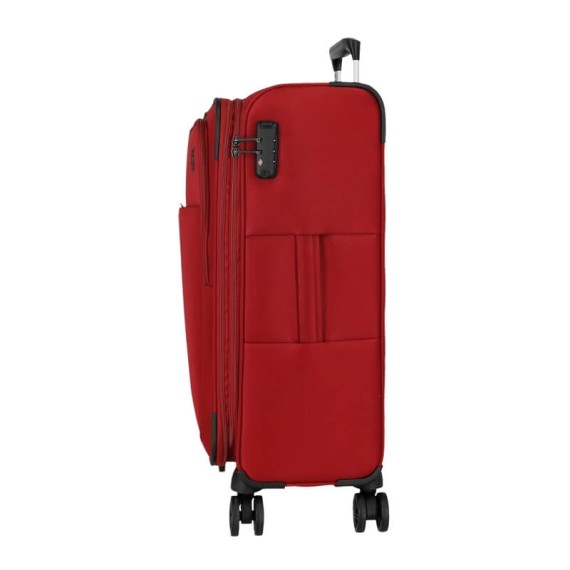 Mala de Viagem / Trolley Médio 66cm 4R Exp. MOVOM Atlanta Vermelha | Ref. 186.5318724